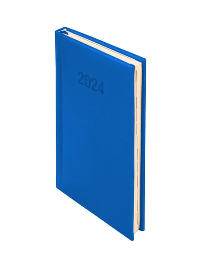 Kalendarz książkowy 2024 tygodniowy A6 Antra Vivella niebieski Antra