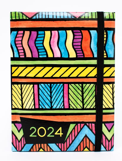 Kalendarz książkowy 2024 tygodniowy A6 Artsezon kolor Artsezon