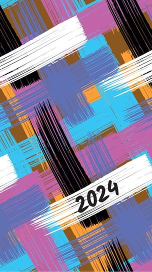 Kalendarz książkowy 2024 tygodniowy A6 Artsezon setalux abstrakcja Artsezon