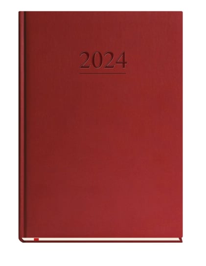Kalendarz książkowy 2024 tygodniowy B5 Michalczyk i Prokop klasyczny bordo MICHALCZYK i PROKOP
