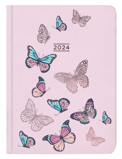 Kalendarz książkowy 2024 tygodniowy B6 ALBI motyle Albi
