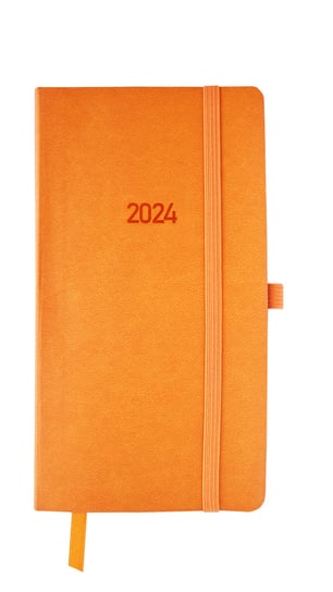 Kalendarz książkowy 2024 tygodniowy DL Avanti FLEX z gumką MIX Avanti