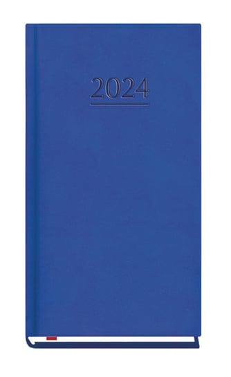 Kalendarz książkowy 2024 tygodniowy Michalczyk i Prokop kieszonkowy niebieski MICHALCZYK i PROKOP