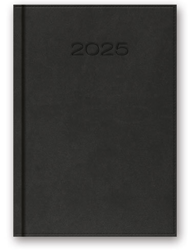 Kalendarz książkowy 2025 terminarz dzienny B5 Vivella grafitowy Inna marka