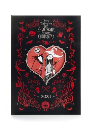 Kalendarz książkowy 2025 The Nightmare Before Christmas dziennik A5 Miasteczko Halloween Danilo