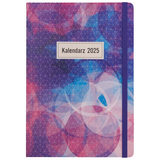 Kalendarz książkowy 2025 tygodniowy A4, geometria, Paperdot Paperdot
