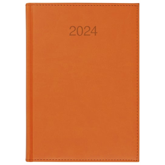 Kalendarz Książkowy B5 Dzienny 2024 Pomarańczowy Vivo CRUX