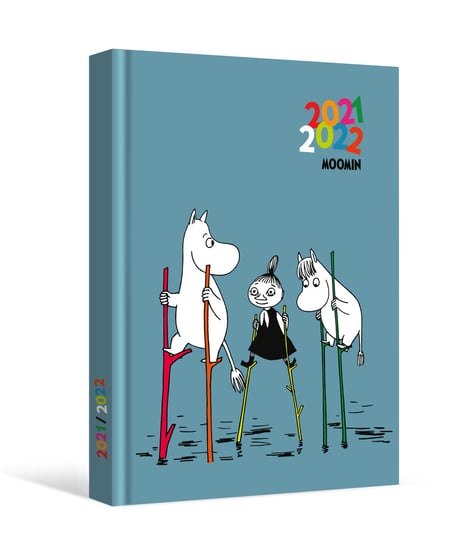 Kalendarz książkowy szkolny Muminki 2021/2022 Eurograf BIS