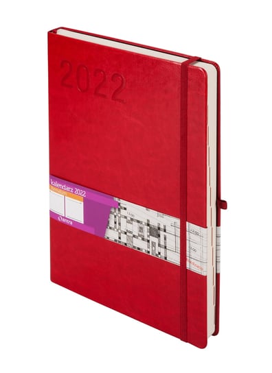 Kalendarz książowy 2022, Formalizm A4, czerwony, DNS Antra Ryszard Polubiec