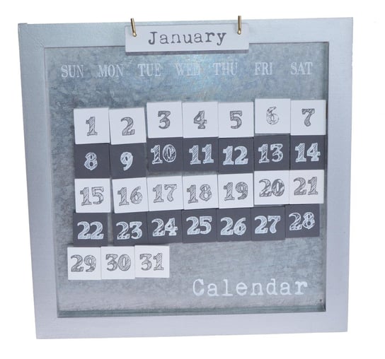 Kalendarz metalowy z magnesami MIA home