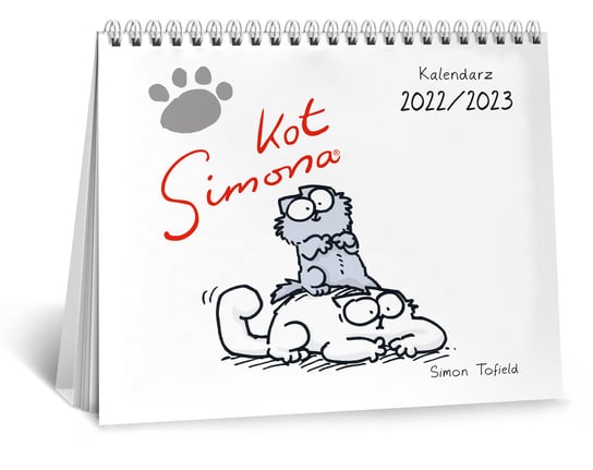 Kalendarz miesięczny, 2022/2023, Szkolny, Kot Simona Eurograf