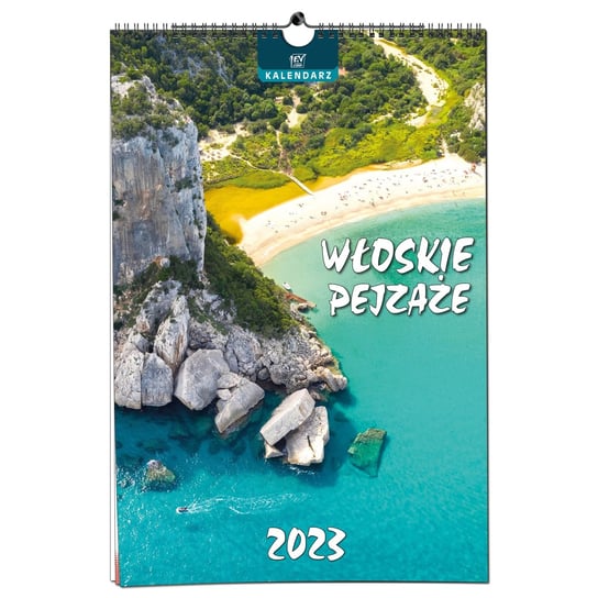 Kalendarz miesięczny, 2023, B3, Włoskie pejzaże, Ścienny EV-CORP