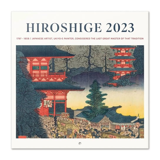 Kalendarz miesięczny, 2023, Ścienny, Japanese Art. Inna marka