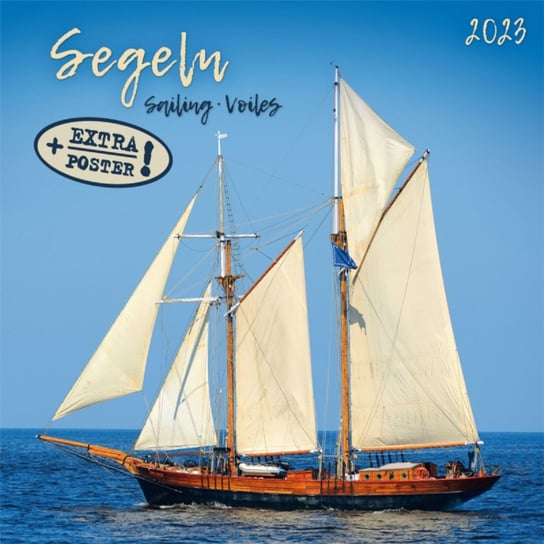 Kalendarz Miesięczny, 2023, Ścienny, Sailing TUSHITA Verlags