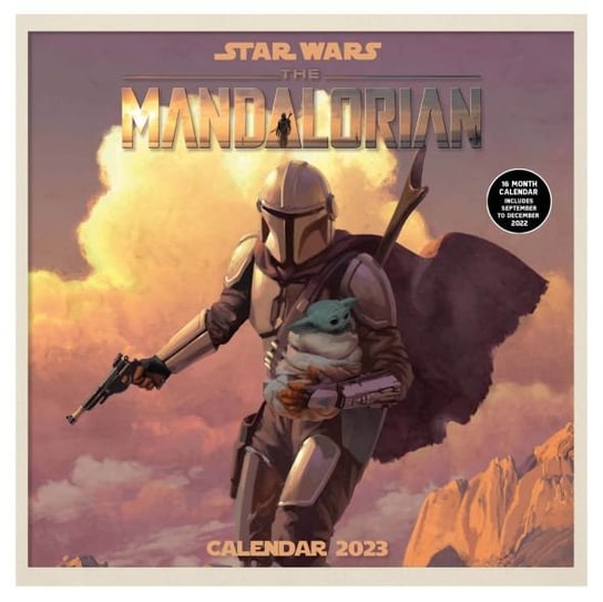 Kalendarz miesięczny, 2023, The Mandalorian Star Wars gwiezdne wojny