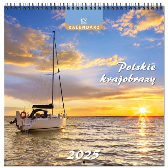 Kalendarz miesięczny, 2025, 30x60 cm, ścienny,  Polskie Krajobrazy EV-COLORS