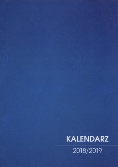 Kalendarz nauczyciela 2018/2019, niebieski Literat