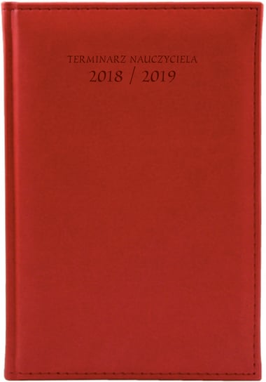 Kalendarz nauczycielski 2018/2019, format A5, Vivella, czerwony Dazar