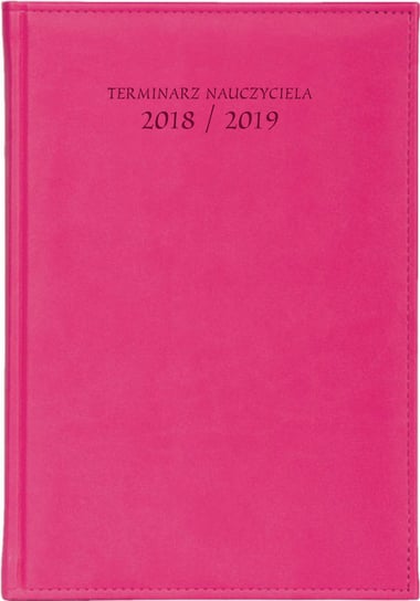 Kalendarz nauczycielski 2018/2019, Vivella, różowy, format B6 Dazar