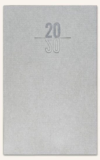 Kalendarz notesowy 2020, A6, Classic, srebrny cristal Telegraph