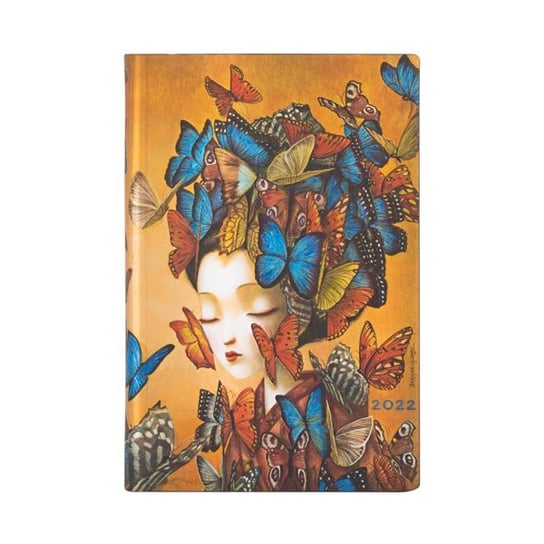 Kalendarz Paperblanks 2022 Madame Butterfly Mini Tygodniowy Flexi Hartley&Marks Publishers Ltd