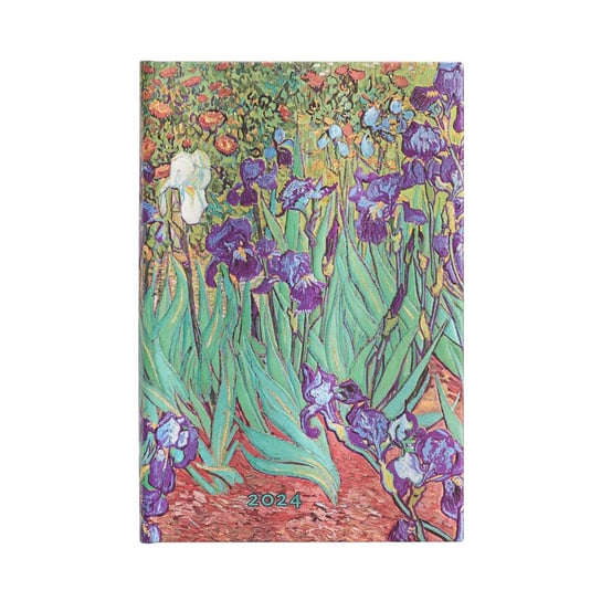 Kalendarz Paperblanks 2024 Van Gogh’s Irises Mini tygodniowy VSO Paperblanks