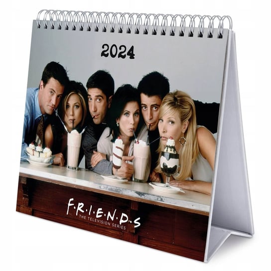 Kalendarz planer biurkowy 2024 miesięczny B5 Nice Stuff Przyjaciele Nice Stuff