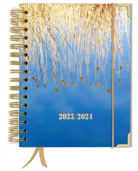 Kalendarz planer książkowy 2023/2024 tygodniowy B5 TaDaPlanner niebieski TADAPLANNER