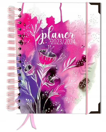 Kalendarz planer książkowy 2023/2024 tygodniowy B5 TaDaPlanner różowy TADAPLANNER