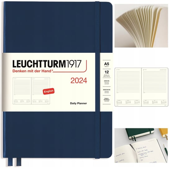 Kalendarz planer książkowy 2024 dzienny A5 Leuchtturm1917 Leuchtturm