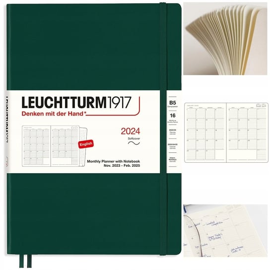 Kalendarz planer książkowy 2024 miesięczny A6 Leuchtturm1917 Leuchtturm