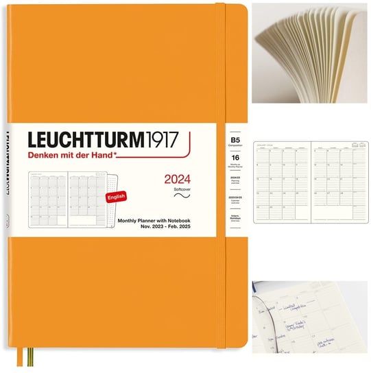 Kalendarz planer książkowy 2024 miesięczny B5 Leuchtturm1917 Leuchtturm