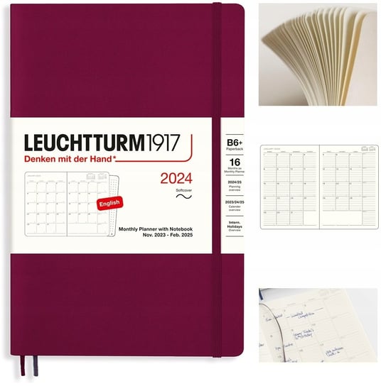Kalendarz planer książkowy 2024 miesięczny B6 Leuchtturm1917 Leuchtturm