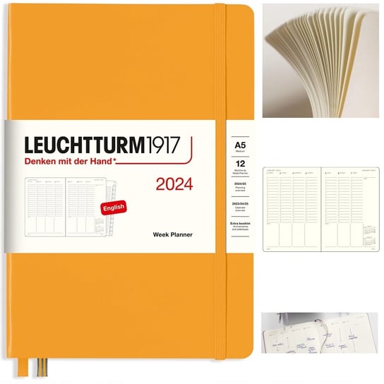 Kalendarz planer książkowy 2024 tygodniowy A5 Leuchtturm1917 Leuchtturm