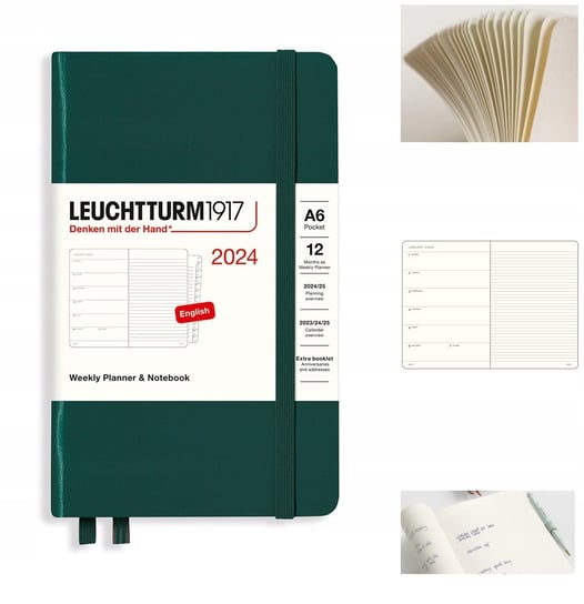 Kalendarz planer książkowy 2024 tygodniowy A6 Leuchtturm1917 Leuchtturm
