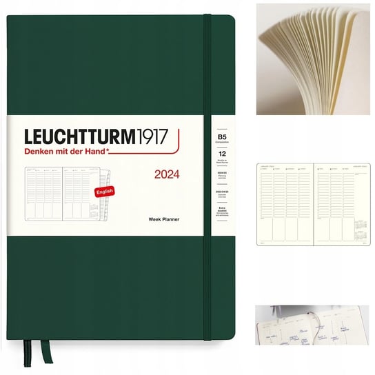Kalendarz planer książkowy 2024 tygodniowy B5 Leuchtturm1917 Leuchtturm
