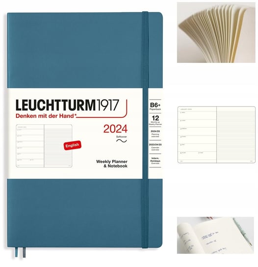 Kalendarz planer książkowy 2024 tygodniowy B6 Leuchtturm1917 Leuchtturm