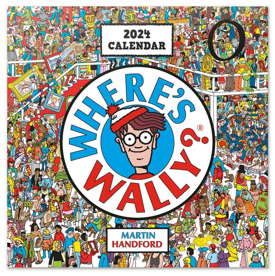Kalendarz planer ścienny 2024 miesięczny Nice Stuff Gdzie jest Wally? Nice Stuff