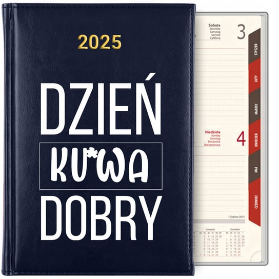 KALENDARZ PLANER TERMINARZ DZIENNY A5 TEMINARZ 2025 PREZENT DLA ŻONY WZORY Inna marka