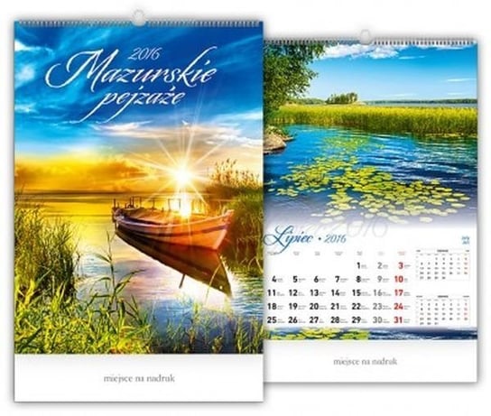 Kalendarz ścienny 2016, Mazurskie pejzaże Jotan