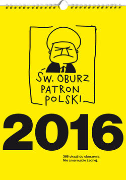 Kalendarz ścienny 2016, Św. Oburz - Patron Polski Wydawnictwo WAM