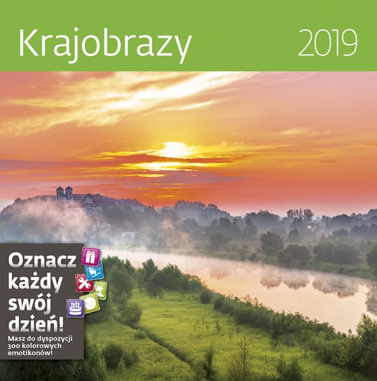 Kalendarz ścienny 2019, Krajobrazy Sztuka Rodzinna