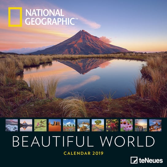 Kalendarz ścienny 2019, National Geographic, Beautiful World 