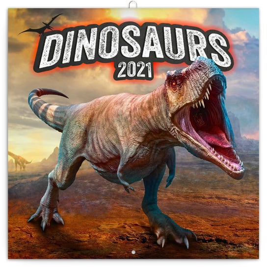 Kalendarz ścienny 2020/2021, Dinozaury Presco Group