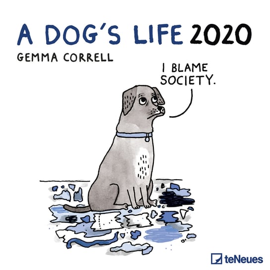 Kalendarz ścienny 2020, A Dog's Life Teneues