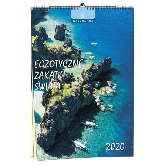 Kalendarz ścienny 2020, Egzotyczne zakątki świata EV-CORP