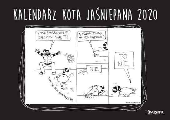 Kalendarz ścienny 2020, Kota Jaśniepana Dwukropek