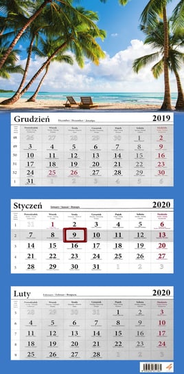 Kalendarz ścienny 2020, mix wzorów 