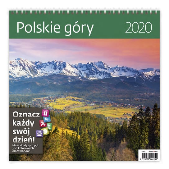 Kalendarz ścienny 2020, Polskie góry Sztuka Rodzinna
