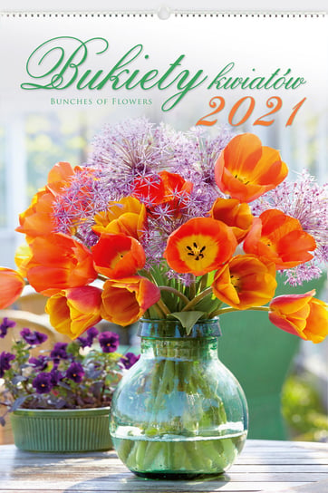 Kalendarz ścienny 2021, Bukiety kwiatów Lucrum